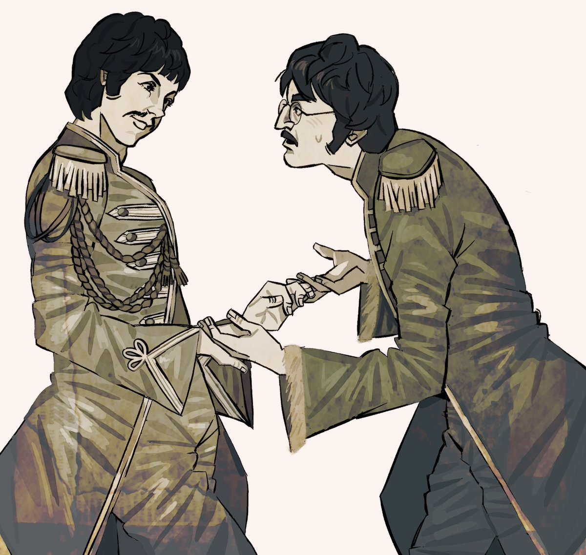 pi_poT3's tweet photo. Old #mclennon art https://t.co/dLbKJkmEb1