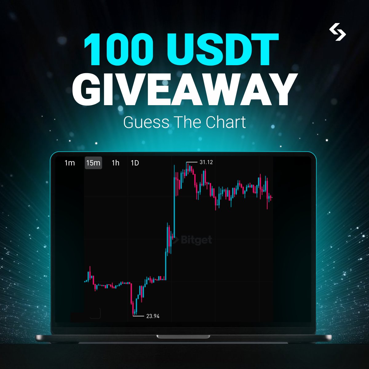 bitget's tweet photo. Only nerds can guess this chart.

Hint: $B__  stock perps.

> Comment your answer
> Follow, RT &amp; tag friends
> 5 winners to share $100 USDT! https://t.co/WhkXm3cNxv