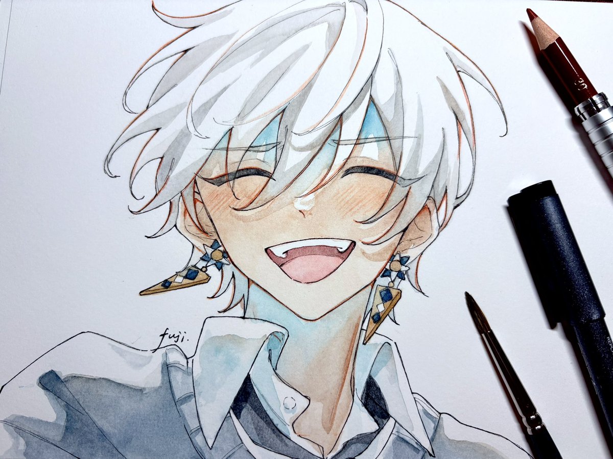 f__wisteria_'s tweet photo. 笑顔は最高ですね😌🤍 https://t.co/KuiZbEcjF3