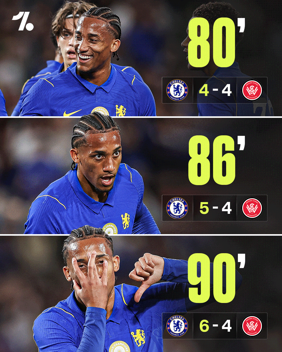 OneFootball's tweet photo. João Pedro was subbed on for Chelsea in the 63' he then went on to assist before scoring a hat-trick 🇧🇷🎩

Big season incoming... https://t.co/0RVfjJrila