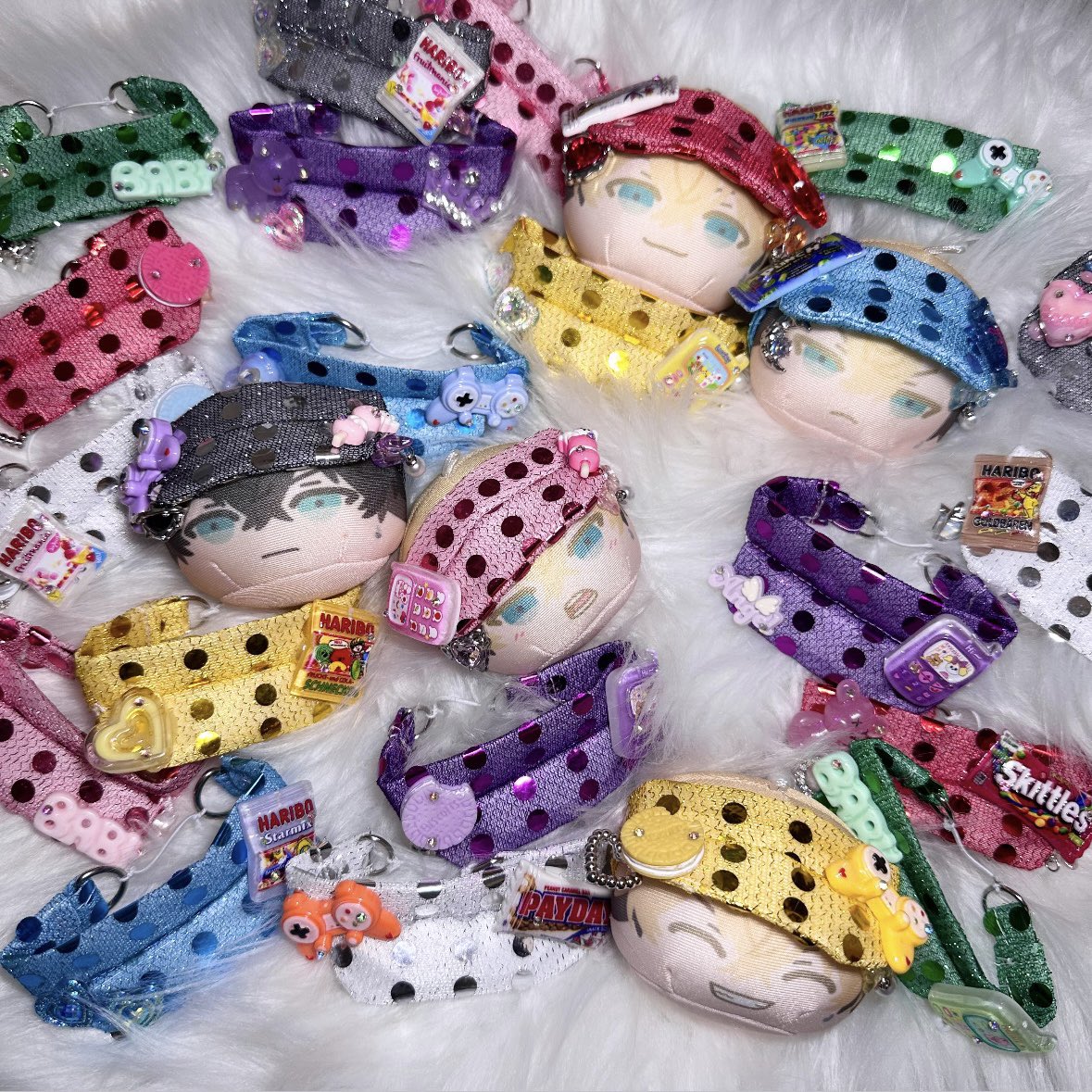 BlueCuracaooo's tweet photo. ぱぺやほかの10cmぬいちゃんにつけるのはもちろん可愛いですが、全ての界隈に共通して言えるのはおまんじゅう(ﾉ)˙꒳˙(ヾ)🫯 https://t.co/p2GbfIxbY6