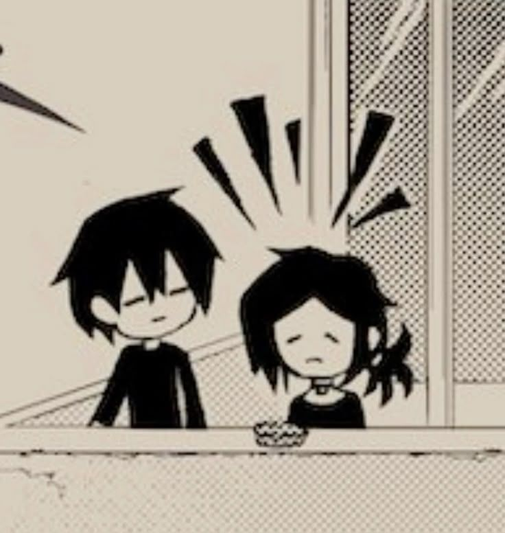 BlackleyBlack's tweet photo. Andy &amp; Leyley surprised 😳

#AshleyGraves #AndyGraves #TheCoffinOfAndyAndLeyley #TCOAAL #Leyley #TCOAALFanart #CuteChibi https://t.co/17ybiohOr4