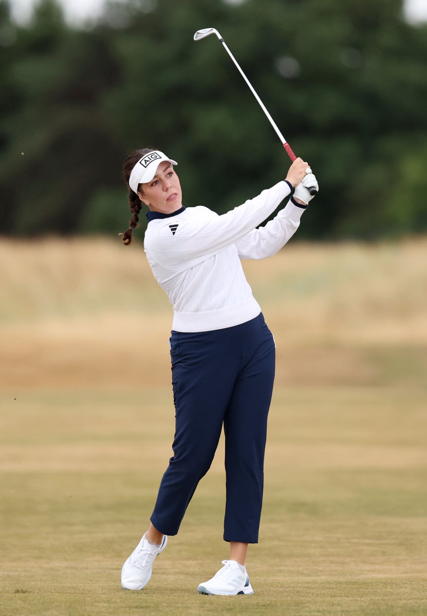 AIGWomensOpen's tweet photo. The last AIG Women's Open Champion from Royal Lytham and St Annes.

Georgia Hall is back on the scene of her maiden major victory back in 2018 🏆 https://t.co/etLvlS7TKG