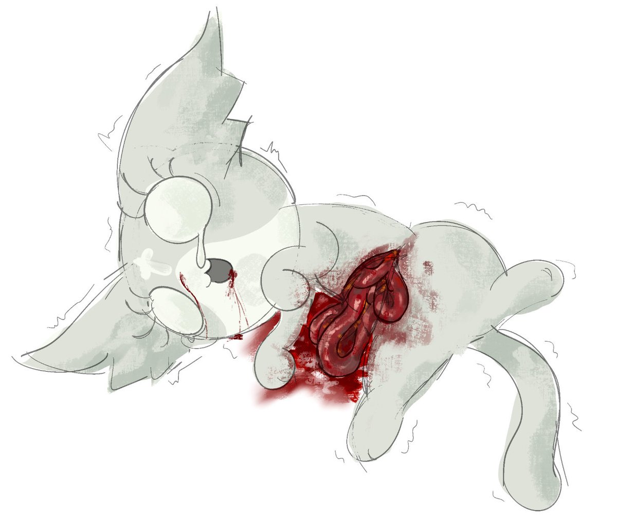 spinkyd's tweet photo. gore
i bleed because i’m an angel https://t.co/kNtsBylFRN
