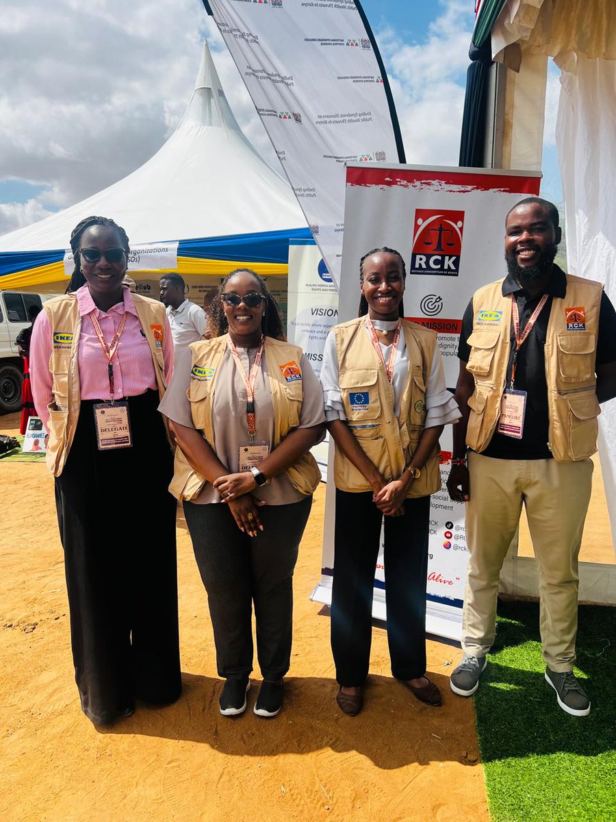 RCKKenya's tweet photo. 📍 Are you attending the 4th Devolution Sensitization Week in Garissa County, under the theme "#Devolution for Better Health, Empowered Communities"?

Do not miss this opportunity to meet the @RCKKenya team and learn more about refugee protection and management. At the event, @RCKKenya is delivering a range of essential services across key thematic booths.

Under the legal booth, our team is offering direct legal aid while raising awareness on refugee rights, child protection, and the rights of older persons and persons with disabilities to ensure access to justice reaches every community member. RCK will also participate in the roundtable panel discussion on the effective implementation of the Shirika Plan and GISDEP.

At the Ministry of Health booth, RCK is providing psychosocial support information and highlighting our collaborative work at the Gender-Based Violence Recovery Centre (GBVRC) to showcase coordinated, survivor-centered responses for individuals affected by sexual offenses.

Additionally, at the Garissa Department of Trade booth, RCK and its ABLI-G Consortium partners, including @drckenya with support from @EUinKenya, are championing #socioeconomic inclusion among refugee and host populations by demonstrating the One Stop Shop model, an integrated service approach designed to consolidate multiple community support mechanisms under one roof for seamless access.

The Council of Governors' flagship civic engagement platform brings together national and county governments, development partners, and communities to reflect on the gains of devolution and chart its future. This year's edition places special emphasis on demonstrating impact in an arid and semi-arid region that has historically faced barriers to access.

As #DSW2026 reaffirms, devolution delivers real impact when services, partnerships, and communities come together, and RCK remains committed to walking alongside government and partners in building a more inclusive, responsive system for all. 

#DevolutionSensitizationWeek2026 #DevolutionSensitizationWeek

@KenyaGovernors @garissahealth @Garissapress @TurkanaAssembly @_GarissaCounty @DRSKenya @EUinKenya @RESCUEorg @UNHCR_Kenya @HakiKNCHR @IGADHealthS @OpenSociety @denmarkinkenya @NLinKenya @drckenya @unwomenkenya @relon_kenya @youthVoicesCom @ReDSS_HoA @RefugeesSeat @hbsHornOfAfrica @ECHO_CESAfrica @SomaliStarNews1 @inkomokoKenya @HIASAfrica @YVKakuma @Kenyajudiciary @Haki_na_Sheria @UDPKenya @IRAP @ICVAnetwork @Uspat6666 @NCIC_Kenya @afsc_org @PamojaTunaweza @TurkanaCountyKE @KAS_Kenya @giz_gmbh @UKinKenya @IOMKeny @UKinKenya @HakiKNCHR