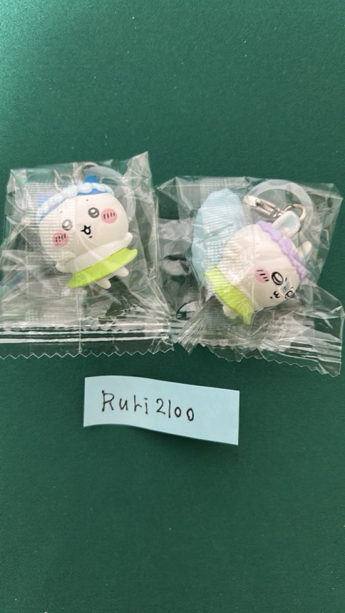 Ruri2100's tweet photo. @f3qwne1 検索から失礼致します。
当方ハチワレとモモンガ両方所持しております。ウサギ２個との交換希望です。
郵送希望ですがいかがでしょうか？ https://t.co/fMwhtNllSe