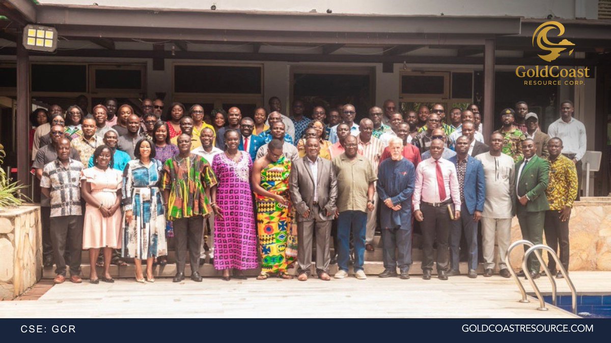 GoldCoast_R's tweet photo. A successful stakeholder engagement forum in Accra brought together key regulators, government representatives, and more to discuss the GoldCoast GRC Ghana project. 

Learn more about this project: https://t.co/ywOcgiWDFo 

$GCR
#GoldCoastResource #Ghana #GoldExploration #Mining https://t.co/IL27m40zd1