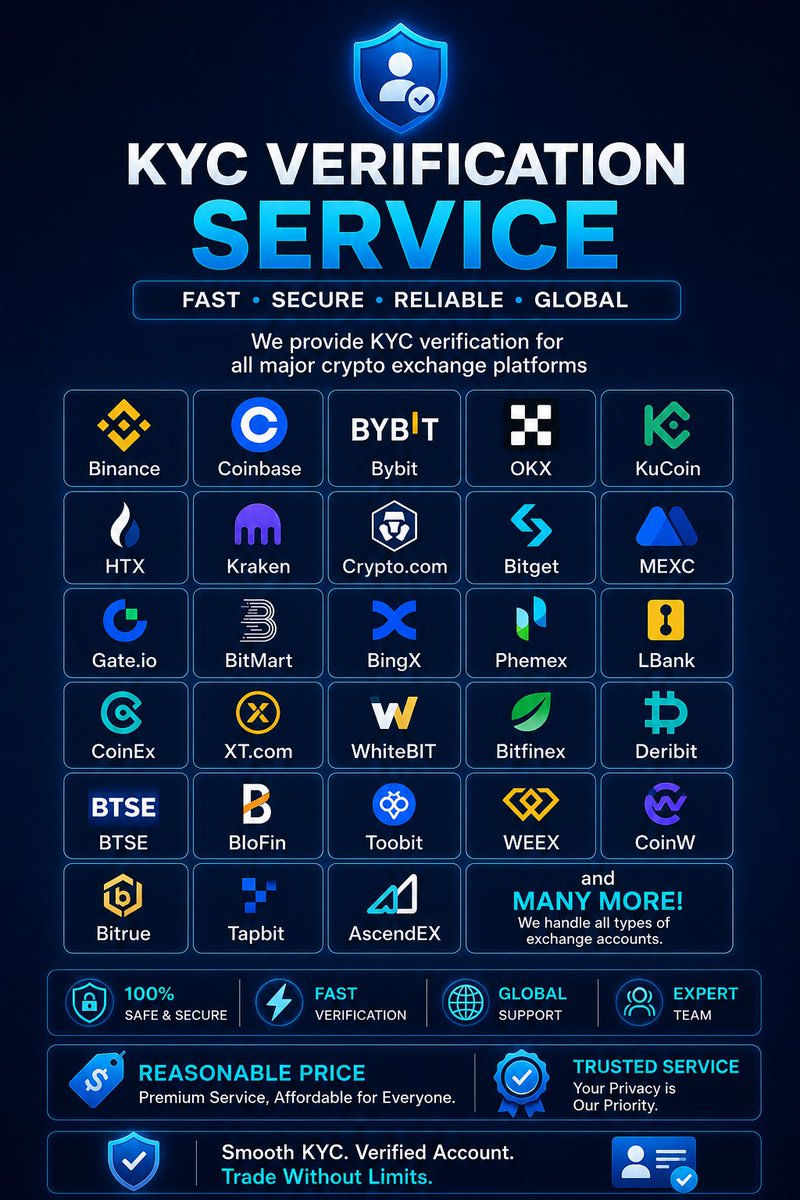 Web3GatewayX's tweet photo. K ⟢Y ⟢C

#Binance #Bybit #Kucoin #Gate #Kraken #Bitget #MEXC #KYC #Crypto #OKX #Coinbase #Gate_io #WEEX #Cloude #Trade #Bitmart #CoinW https://t.co/3q2e5BHMT5