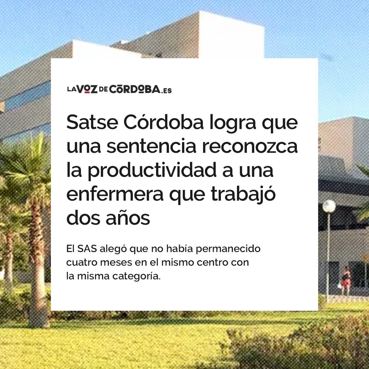 Sindicato_SATSE's tweet photo. Estas son nuestras últimas victorias en los tribunales 💪

🧑‍⚖️Tras las últimas sentencias ganada por @SATSE_Andalucia:

➡️El SAS tendrá que pagar 22.000 a un enfermero que trabajó durante 2 años como director de centro, sin que se le reconociera el complemento específico
➡️Se reconoce la productividad a una enfermera que trabajó dos años en distintos centros del SAS

🧑‍⚖️ 160 profesionales recuperan su nivel de Desarrollo Profesional gracias a la sentencia ganada por @SATSE_Euskadi
