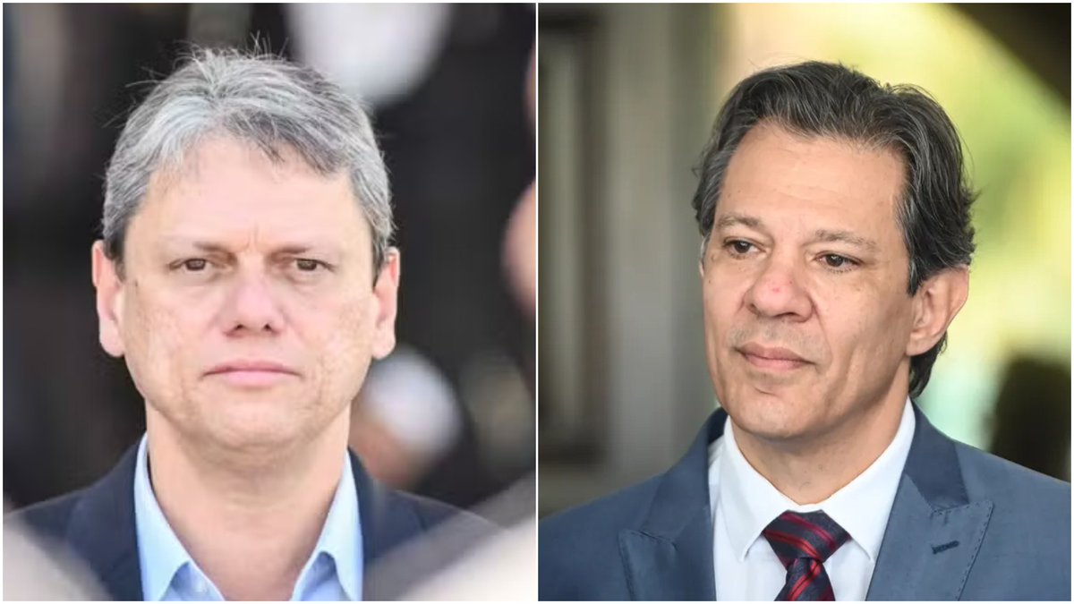 g1saopaulo's tweet photo. Quaest em São Paulo: Tarcísio tem 41%; Haddad, 26% no 1° turno https://t.co/ii1pFcTvw4 https://t.co/fz9PHz5JNK