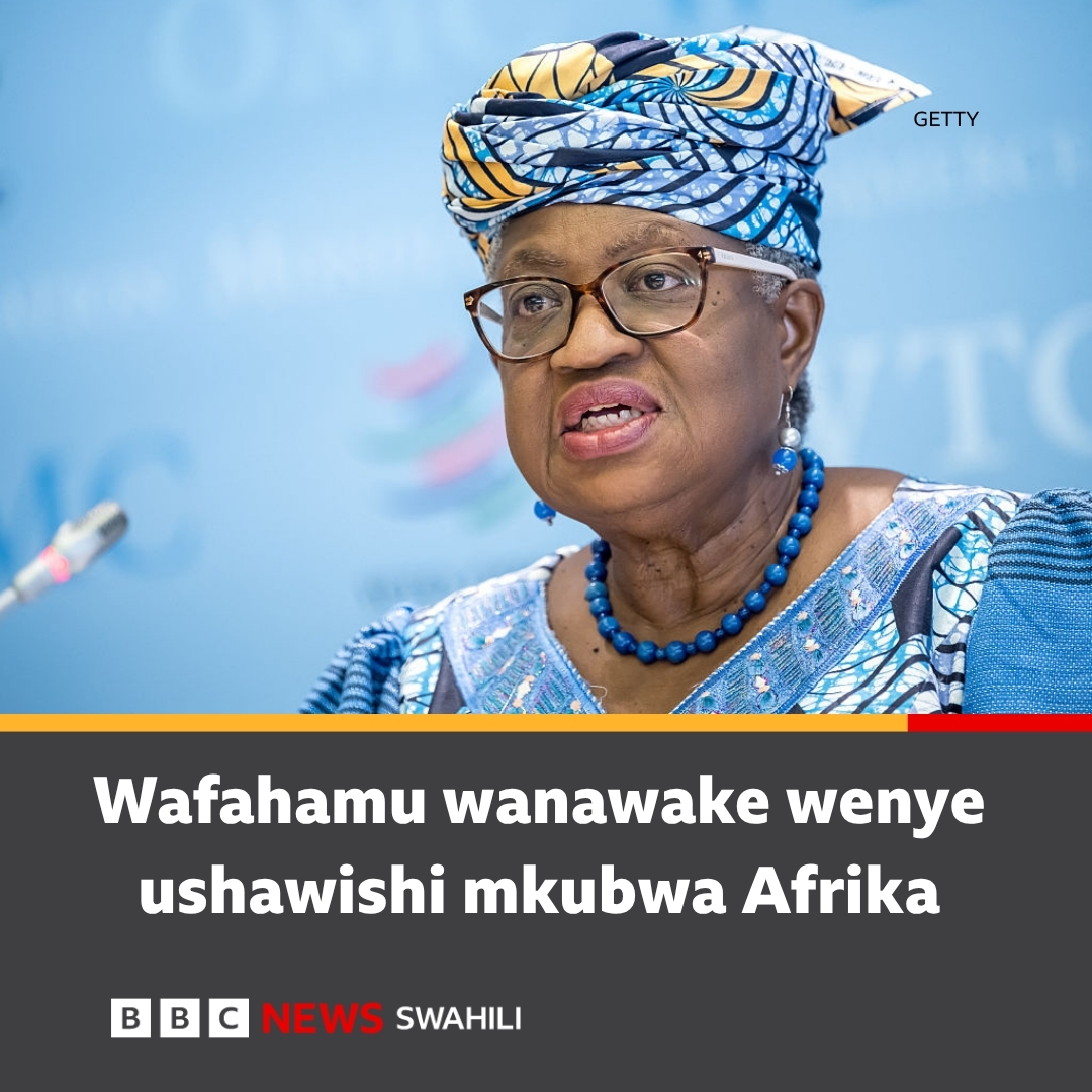 bbcswahili's tweet photo. Wanawake 6 wenye ushawishi mkubwa zaidi Afrika
https://t.co/zGBLAD3Hgd https://t.co/unT7nPZV9W
