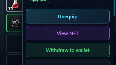 PandaV_io's tweet photo. Think NFT is only for collecting? NFT items can be equipped as gear power up and fight stronger!
--
以为 NFT 只是用来收藏？NFT 里的物品可以当装备用，强化自己，战斗更强！
#Ergo #PDV #PandaV_io #NFT #CyberPaws

https://t.co/YlWCvMTKo1 https://t.co/eZ15EZh9vj