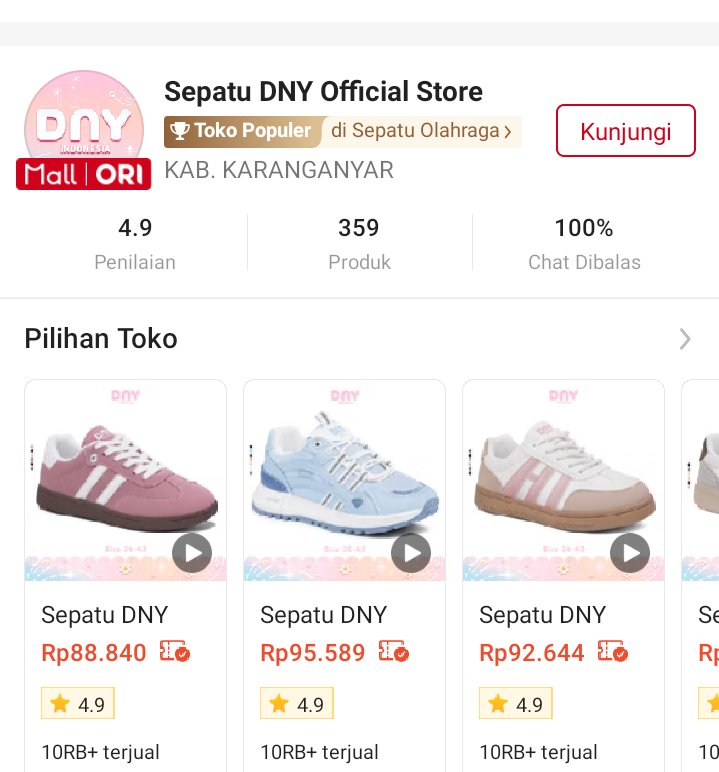 littlemeezsiw's tweet photo. MAAF YA TAPI AKU HARUS SPILL 😭

Baru nemu sneakers yang modelnya cakep-cakep... eh harganya masih di bawah 100 ribu semua👀🤫 https://t.co/fWUhaK6wDf