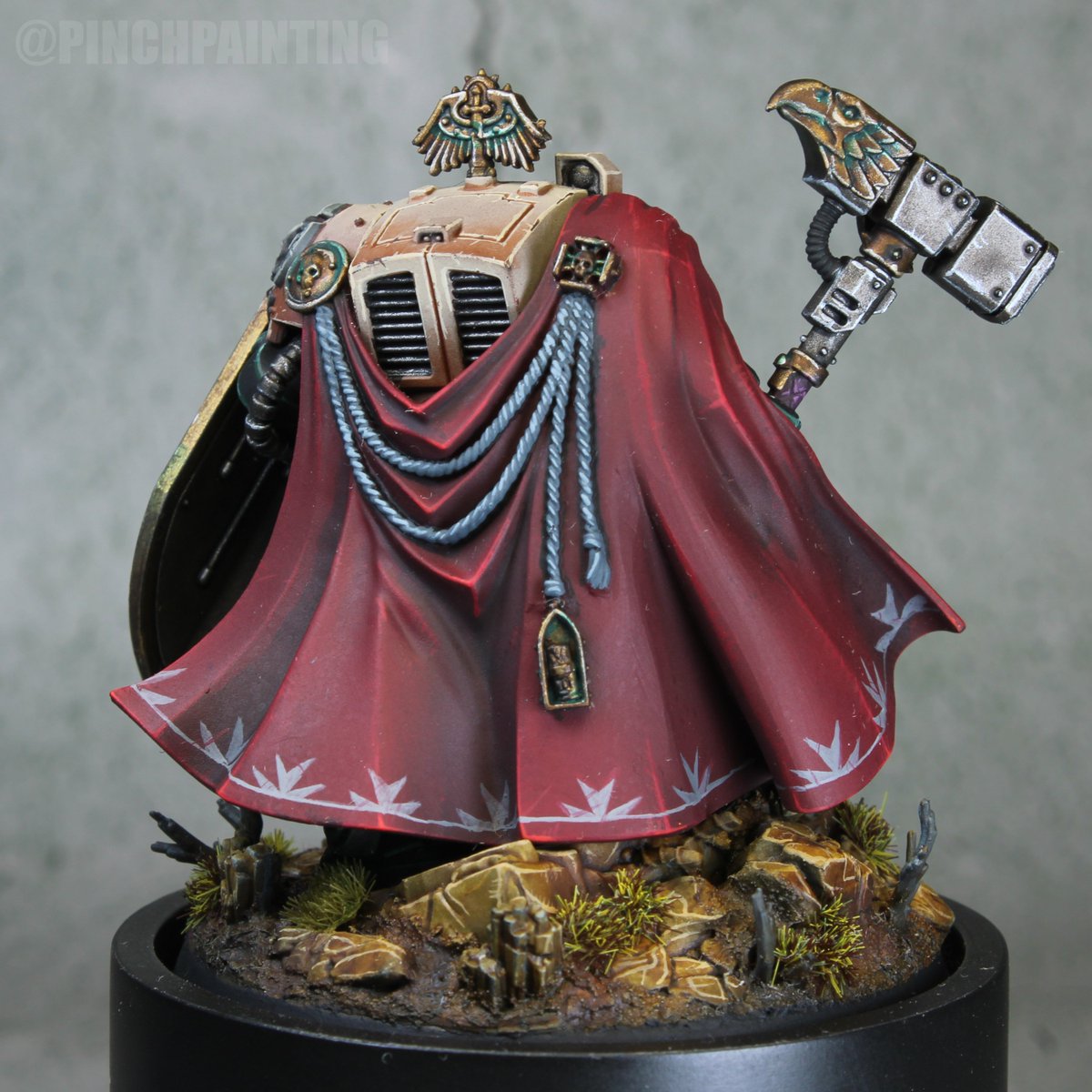 PinchPainting's tweet photo. My Lysander conversion to a generic terminator captain for my Dark Angel successors https://t.co/SfLBw9AjjD