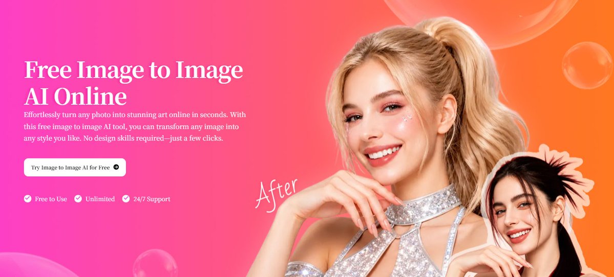 EzMakerAI's tweet photo. ✨ Your image. Your idea. AI transformation.

Turn any photo into something completely new with Image-to-Image AI.

🎨 Change styles
🌆 Transform scenes
🖼️ Create unique visuals
⚡ Edit faster with AI
Don’t start from scratch. Start with what you already have. https://t.co/d5Qwsysx8R