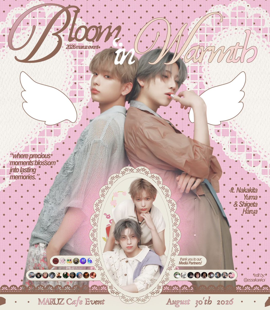 LUNEINAfess's tweet photo. Discover how the smallest moments can blossom into warmth.

📆 August, 30th 2026
📍Maru Little Cafe, Blok M
🕑 14:00 - 17:00

RSVP opens on July 29th (8 PM), only at @BloominWarmth! Keep an eye on our account for more details. 👀💝

Come #BloominWarmth with MARUZ. ✿ https://t.co/8wLWw9TYkP