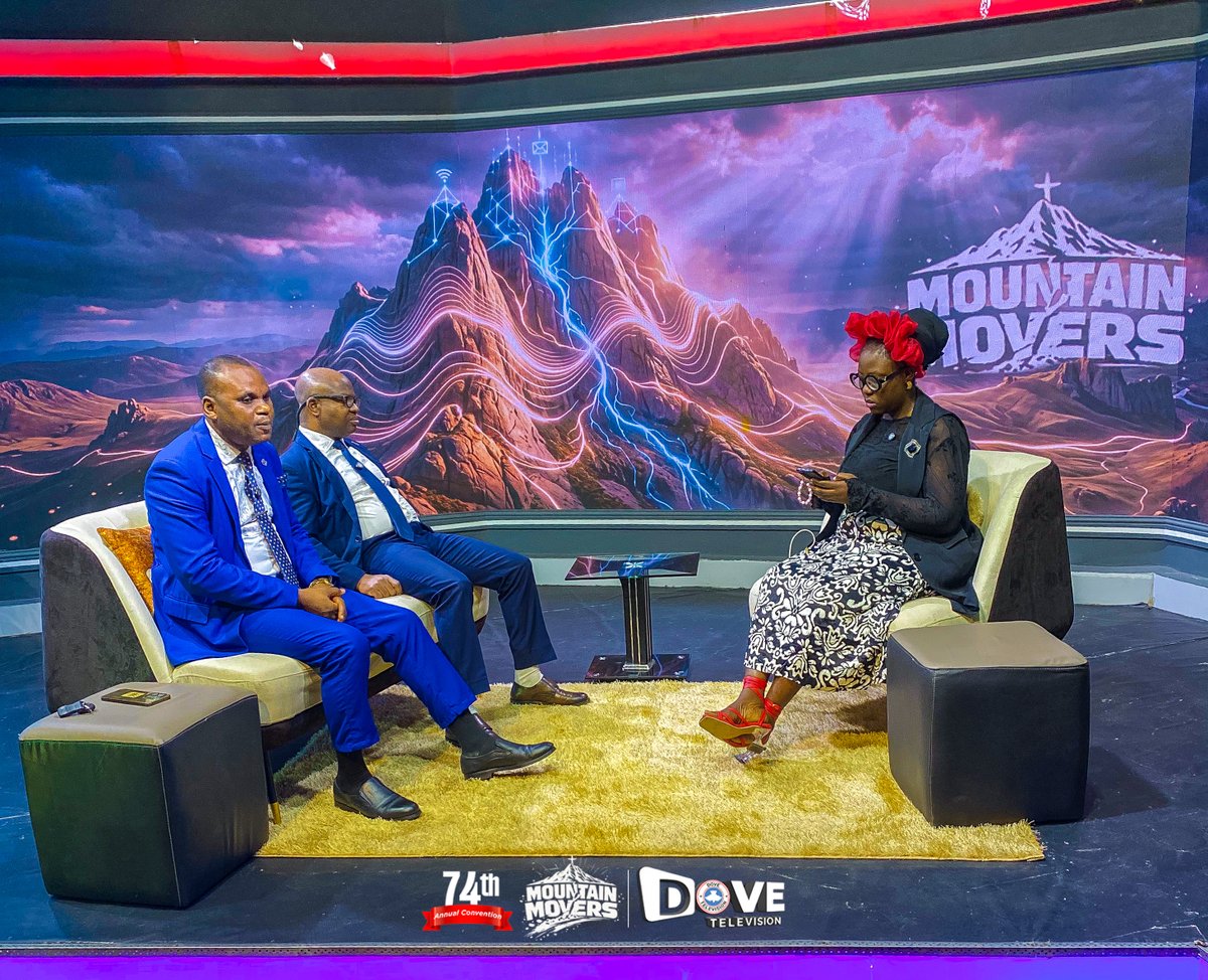 dovetv's tweet photo. Convention In Prospect
With: Pastor Olawale Wale Awe &amp; Pst. Dr. Olukayode Akinwale
As the Annual Convention draws closer, the Sunday School Department is also making preparations to ensure that everyone is equipped with the Word throughout the convention. https://t.co/l8MBLGLMwj