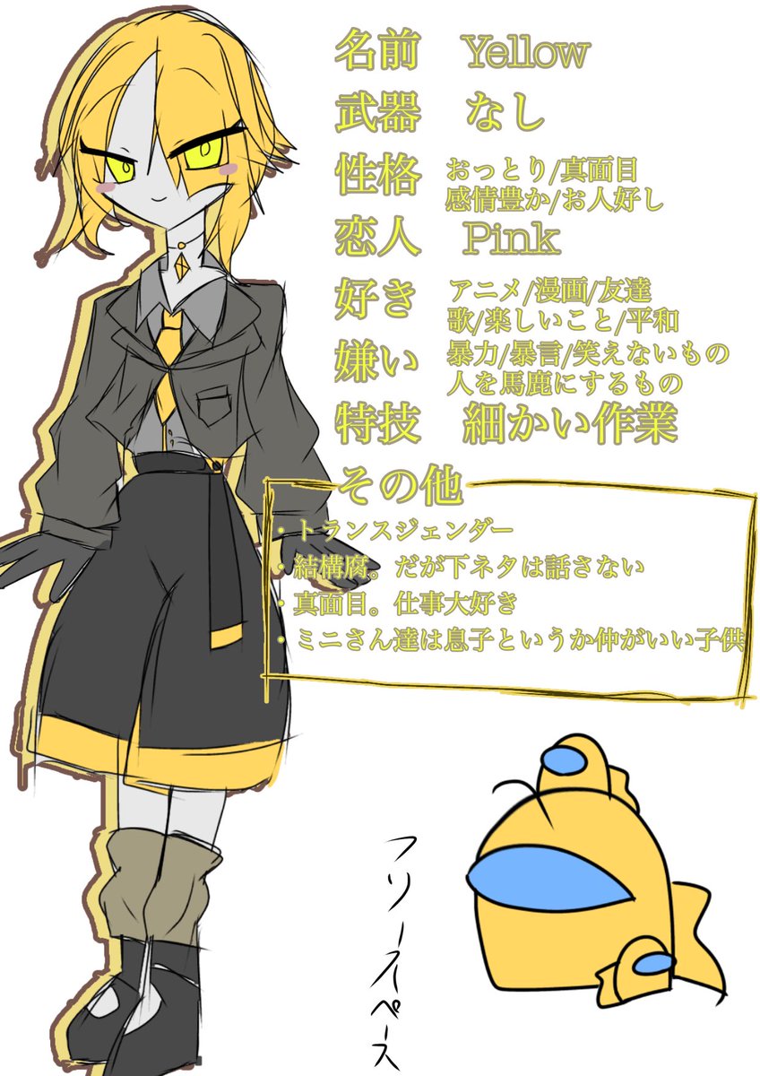 Adomiaabof's tweet photo. vs impostorを擬人化してみた#2
Wikiの設定も多少引っ張ってきています。
独自の設定も多少は。注意擬人化
問題等ございましたら遠慮なく。
本家様とは関係ございません。

⚠️これは独自のファンメイドです
⚠️ This is my own fan made
#すてぽす
#vsimpostor擬人化
#amongus擬人化
#human
#vsimpostor https://t.co/nRnfHCH95Y