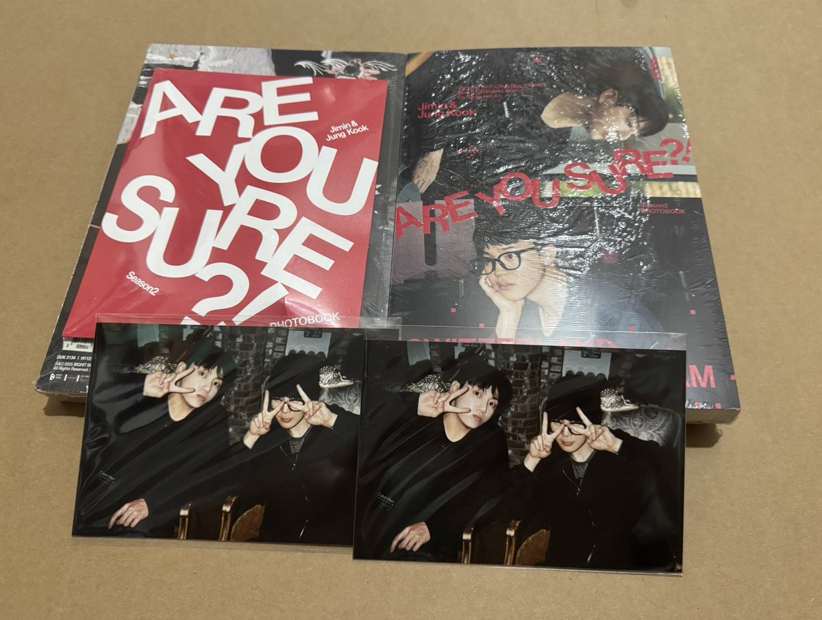 Seoulshop_ph's tweet photo. WTS LFB ON-HAND ITEM PH

Are you sure?! Photobook season 2: ₱2100 each

-sealed
-on hand
-weverse pob

Payment deadline: within 3 days
can combine with pre-ordered items

Dm or reply to claim 💜
Strictly no cancellation https://t.co/aDMapVAxfx