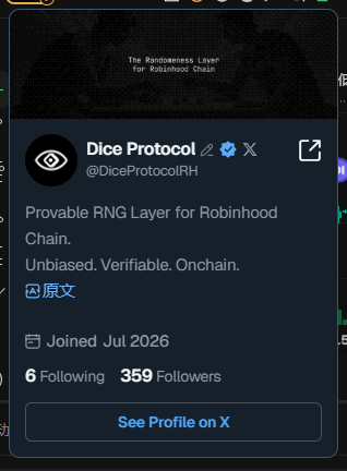 nupayae's tweet photo. 🌙 $DICE 现价359K DYOR

AI选币系统精准锁定

Meme币猎手集合！AI助你精准出击！

$187 → $1760，漂亮捕获！

一键跟单地址：https://t.co/VXOBlK8GoE

CA：0x3f9f0b6073ee8c495aed96869af31850fed40feb

大致情况：Dice Protocol发文讲了去中心化预测市场的愿景，背景是链上游戏和博彩生态在不断发展。标志是个眼睛里面嵌了个骰子，挺有意思。

新人必看，筛选潜力meme的教程视频👇