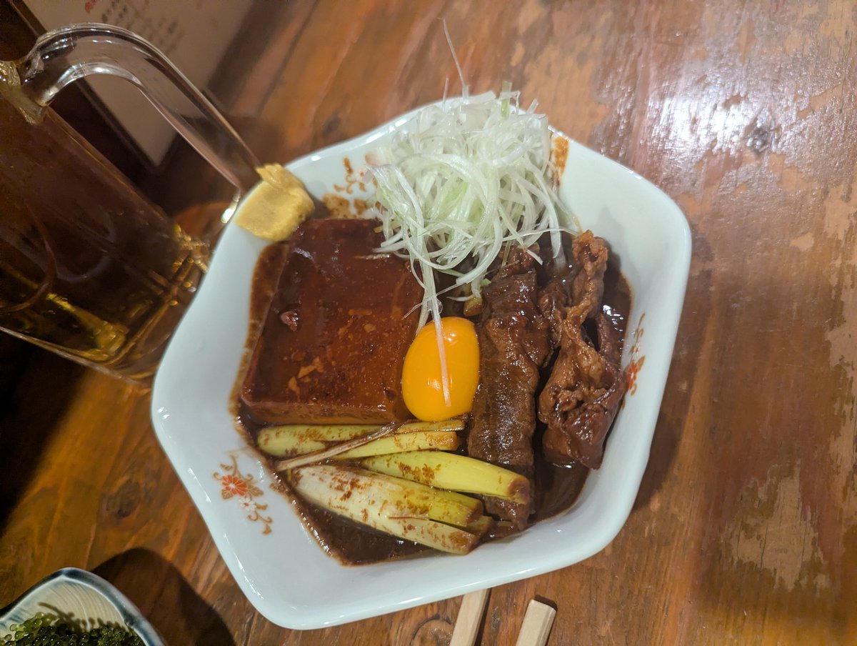 fulasuke's tweet photo. @danryokumeshi 600円の肉豆腐 https://t.co/Op29vYHr4R