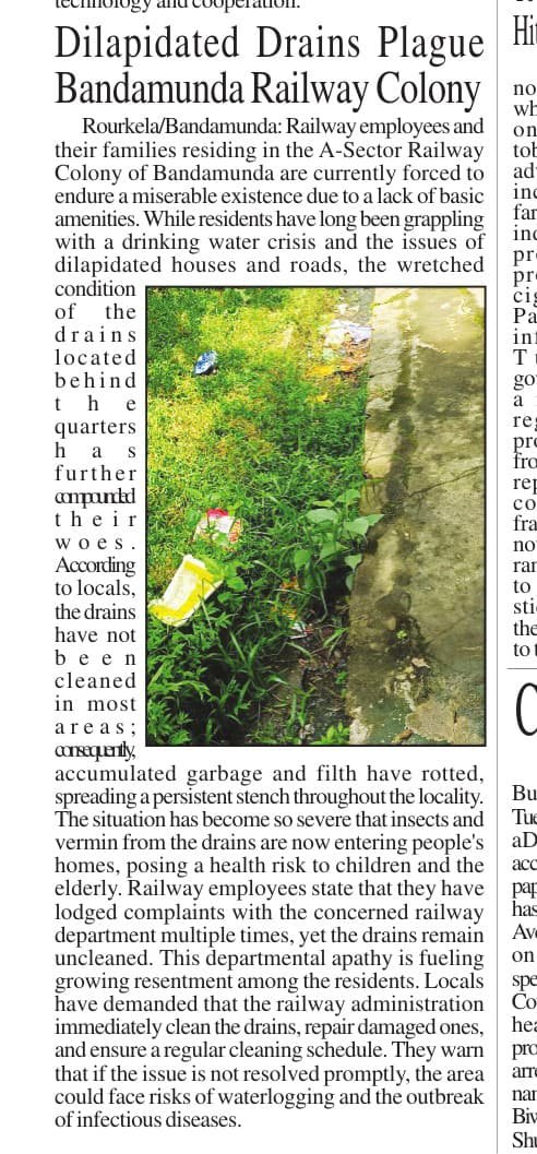 DevRourkela's tweet photo. @RailMinIndia 
@RailwaySeva 
@AshwiniVaishnaw https://t.co/1Ug86jHXHN