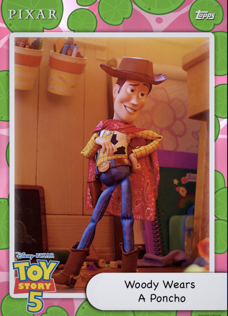 cowgirlamanda95's tweet photo. Toy Story 5 Topps cards! 

#toystory5 #jessietoystory #buzzlightyear #woody #jessie https://t.co/3BKuX2xmW6
