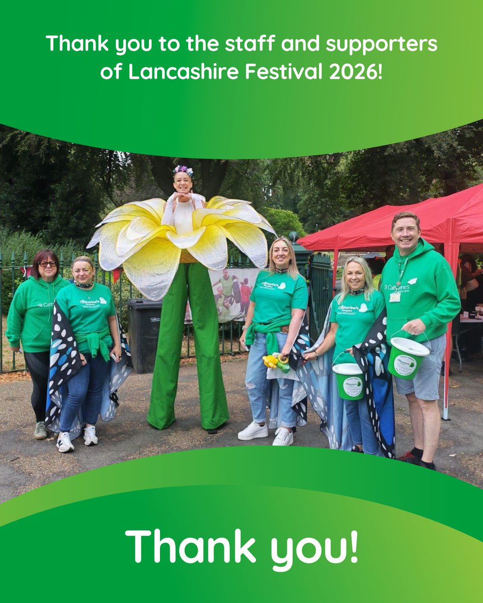 StCatherinesPre's tweet photo. 💚Thank You Thursday

🍔 The Saunby family held a BBQ in memory of mum and wife, Jean,raising £1,112.78
🧗 Our Head of Finance, Kelly abseiled down Anfield Stadium raising £1,054
🌈 Thanks to everyone who came to see us at Lancashire Festival in Avenham and Miller Park https://t.co/KlCsqJgPJS