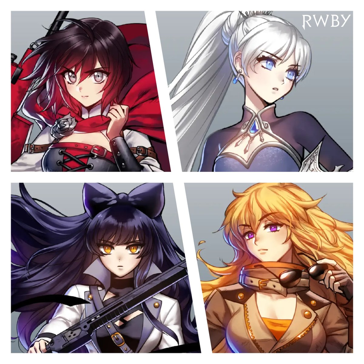Miilakuroi's tweet photo. ❤️🤍🖤💛

#RWBY https://t.co/PV0qNYmH9M