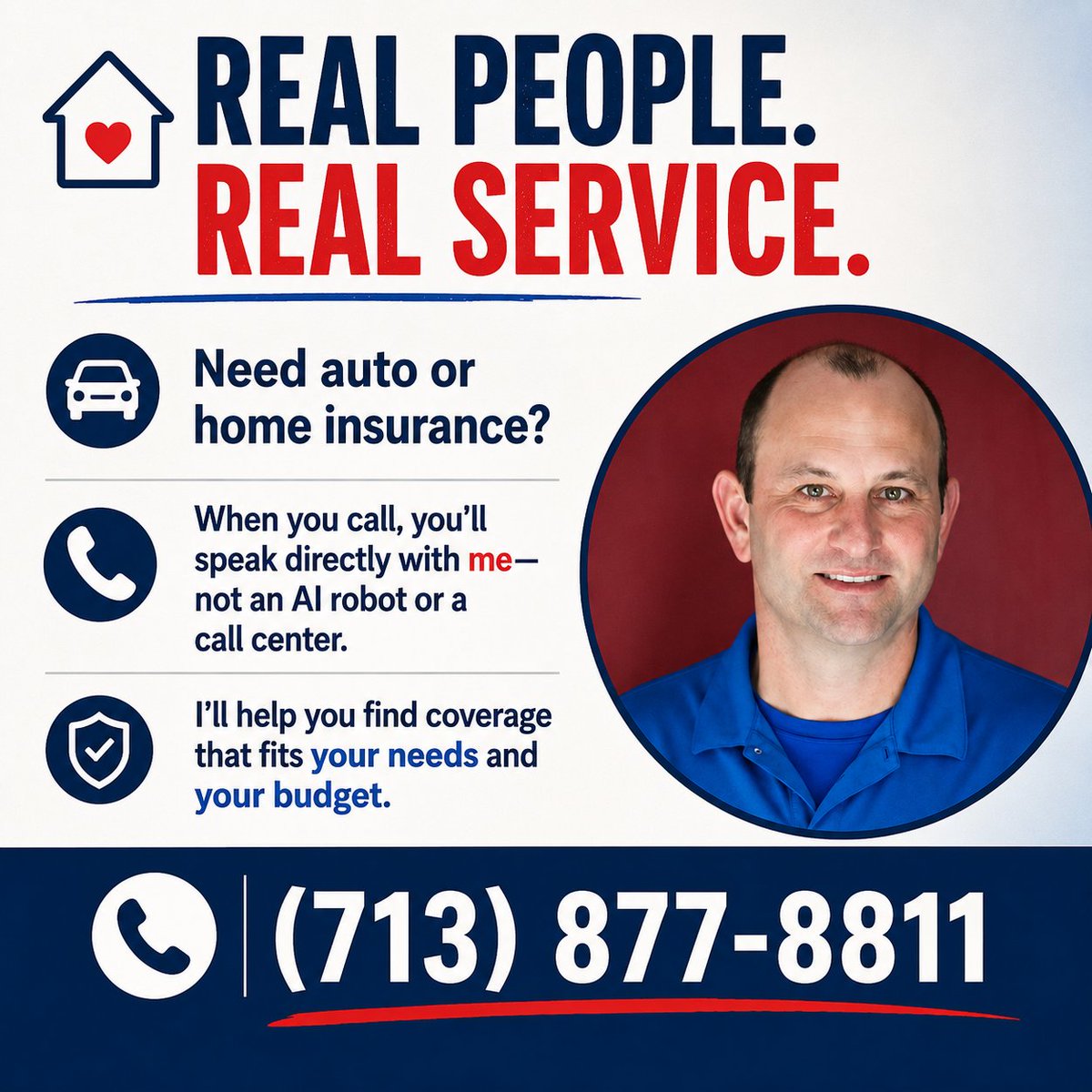 ZografosPeter's tweet photo. 🏡 Real People. Real Service.

Need auto or home insurance?

When you call, you'll speak directly with me—not an AI robot or a call center. I'll help you find coverage that fits your needs and your budget.

📞 (713) 877-8811 https://t.co/4KuAB5u3Ec
