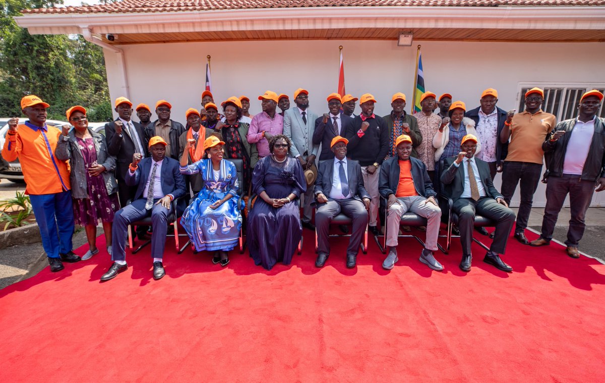 HonOmanyo's tweet photo. Our Party Leader Dr. Oburu Oginga hosted delegations from Turkana, Kilgoris and Nakuru. We were  joined by Deputy Party Leader H.E. Simba Arati, Cabinet Secretaries Hon. Hassan Joho (Mining, Blue Economy and Maritime Affairs), Hon. Opiyo Wandayi (Energy and Petroleum) and Hon. Beatrice Askul Moe (East African Community, ASALs and Regional Development). Also present were Hon. Paul Ekwom Nabuin (Turkana North) and Hon. Dr. John Ariko Namoit (Turkana South).

The engagement reaffirmed our shared commitment to social justice, inclusive development and ensuring that the voices and interests of all Kenyans are represented. As ODM, we remain steadfast in championing the welfare of the people and advancing meaningful development through the Broad Based Government.
Tuko Tayari.