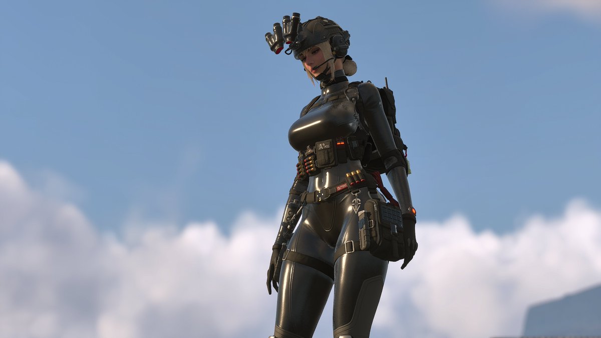 TFDLuzbel's tweet photo. Tomorrow we'll have a new update and the pirate skins. Sad to see that there won't be any for my angel.

Buuuuut, happy too, 'cause this is the ultimate military skin. And she looks so damn fine in it. 

(We need + blue skies in Axion).

Quick caps

#TFD
#TheFirstDescendant
#XBOX https://t.co/cJI9HSXZC8
