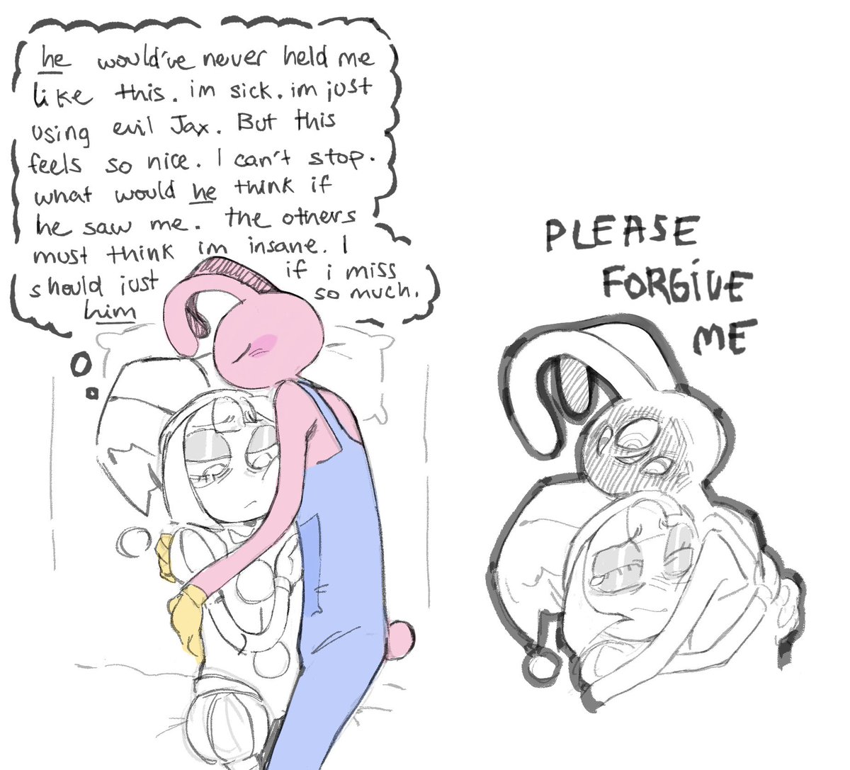 noodlesnell_'s tweet photo. Replacement AU - indulgence 
-
#tadc #funnybunny #jax #pomni https://t.co/4OxrhkQxGK