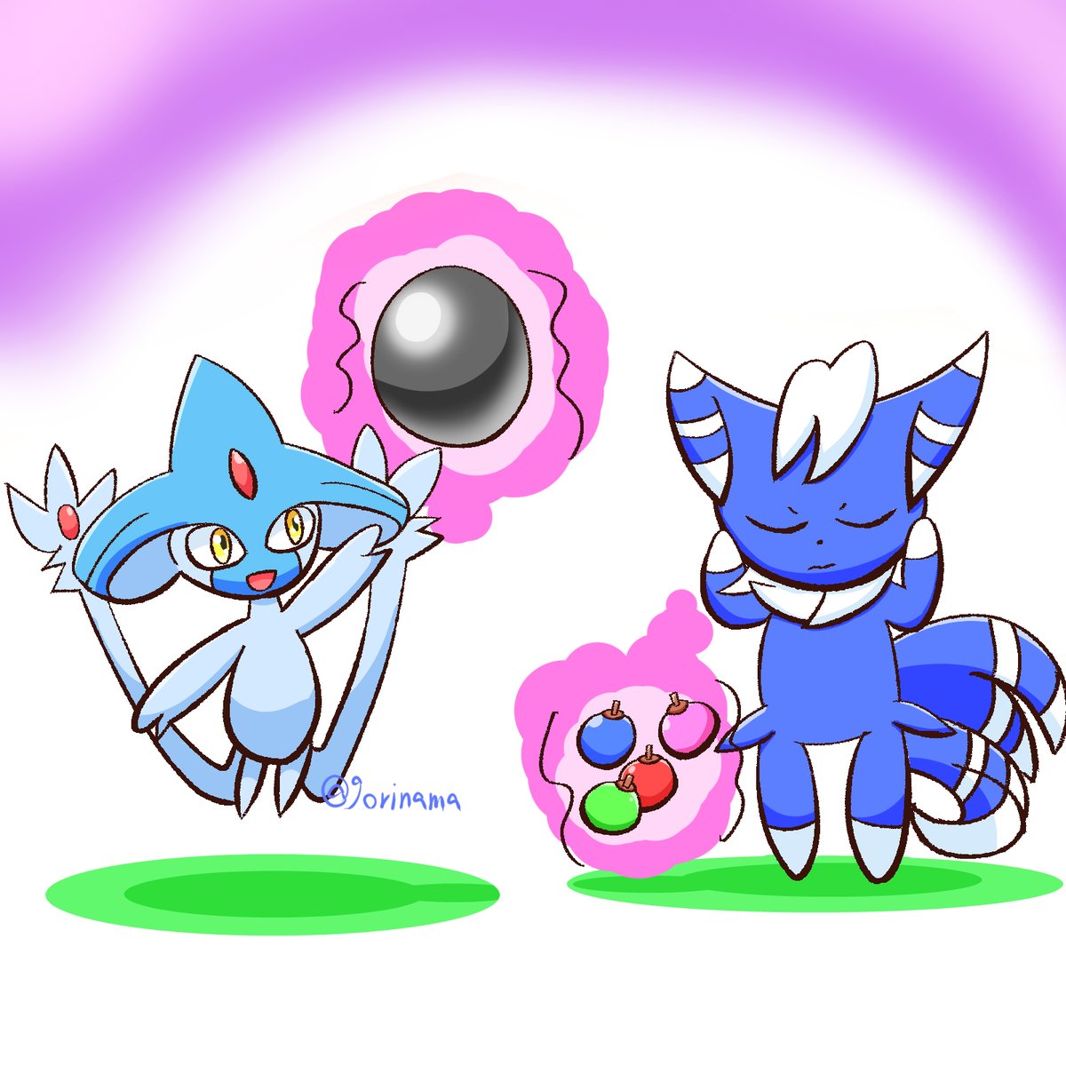 gorinama's tweet photo. 念力修行。
#ポケモンイラスト https://t.co/wG6JJZbTk6