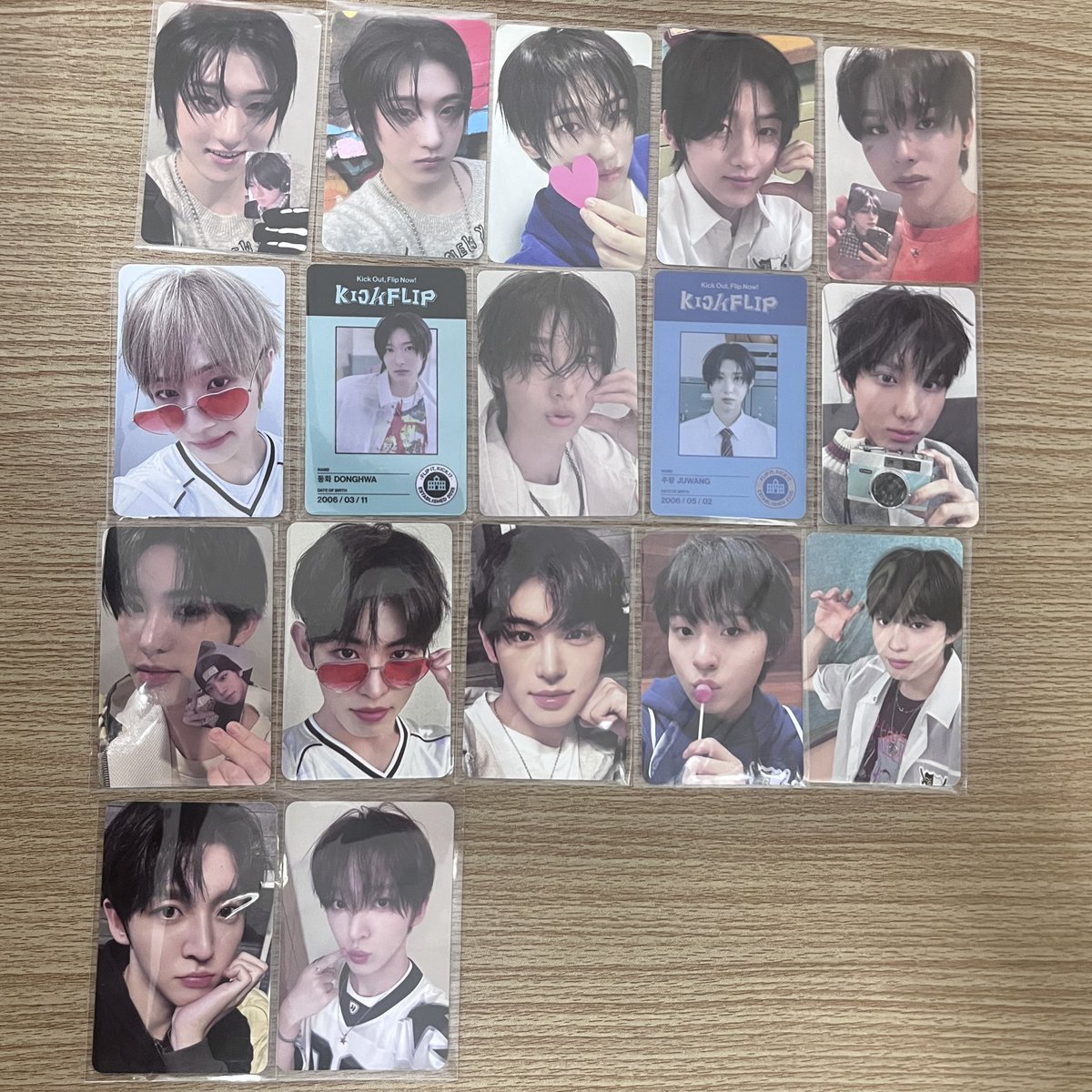 haramiewmj's tweet photo. 🧸🛹 ขายการ์ดคิกฟลิบ
✨ใบละ 50 บาท กเยฮุน อามารุ ดงฮวา จูวัง มินเจ เคย์จู ดงฮยอน
📮 ค่าส่ง 35 บาท ซื้อ 2 ใบขึ้นไปส่งฟรี

- สนใจ dm หรือเมนชั่นได้เลยค่ะ -
 #ตลาดนัดkickflip https://t.co/4g6WvM3LrT