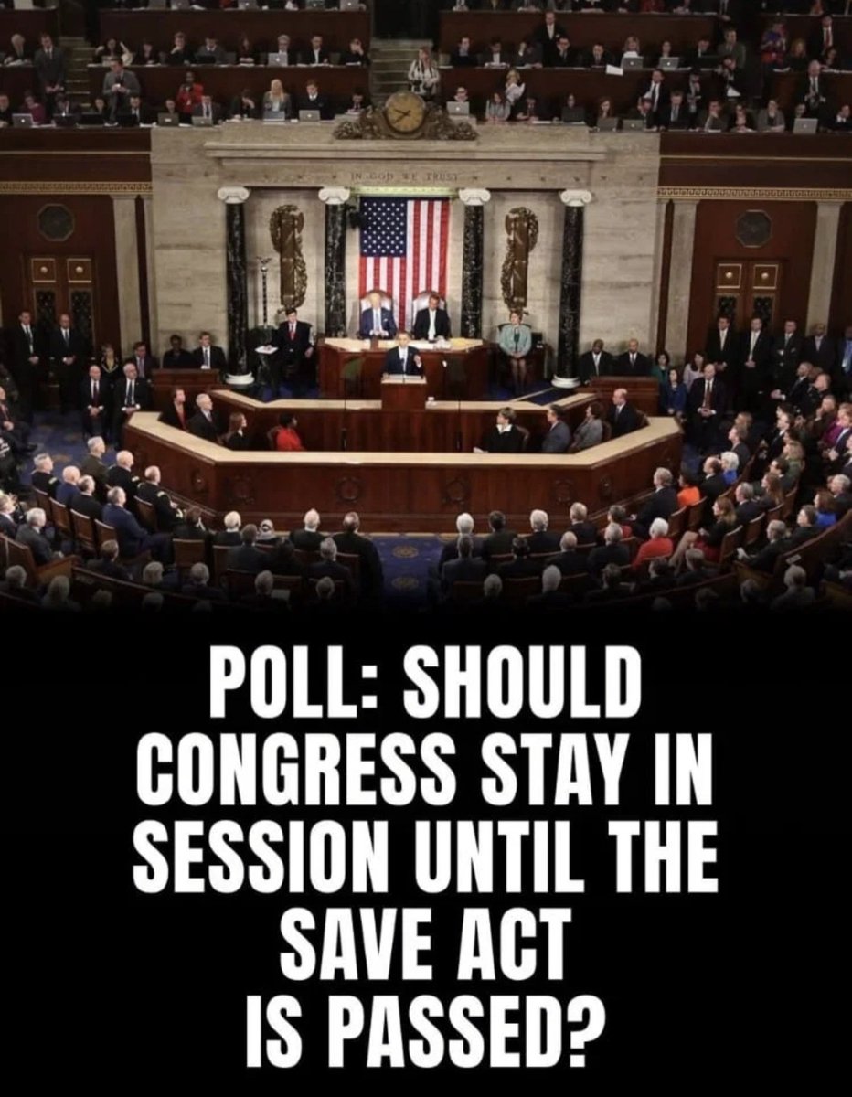 EL4USA's tweet photo. They have no business taking yet another vacation without getting the Save Act passed. https://t.co/TWhR6kI1Ge