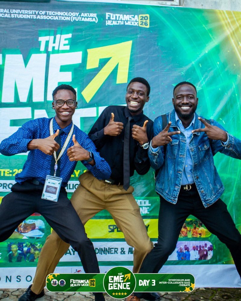 TheMorakinyo's tweet photo. Day 3
#FutamsaHealthWeek
#TheEmergence. https://t.co/KCSgx9qiYG