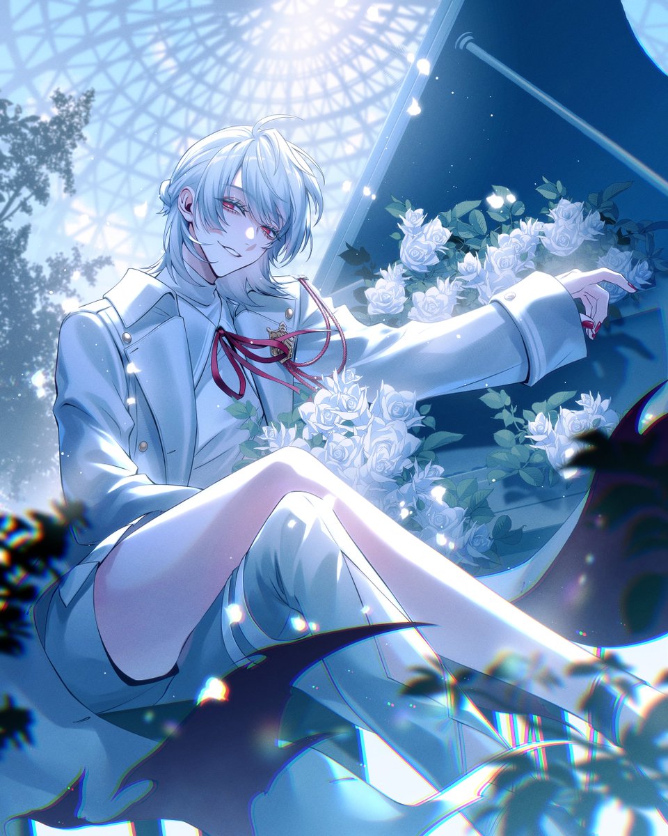 mitsunaji's tweet photo. お誕生日おめでとうございますー！🎉🎂🎁🎈
#弦誕祭2026 
#上弦画 #新月画 https://t.co/5E9QErquXD