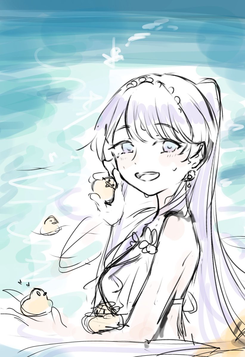 Toraneko0327's tweet photo. ひとまず大ラフかな〜 https://t.co/dno714tSDf