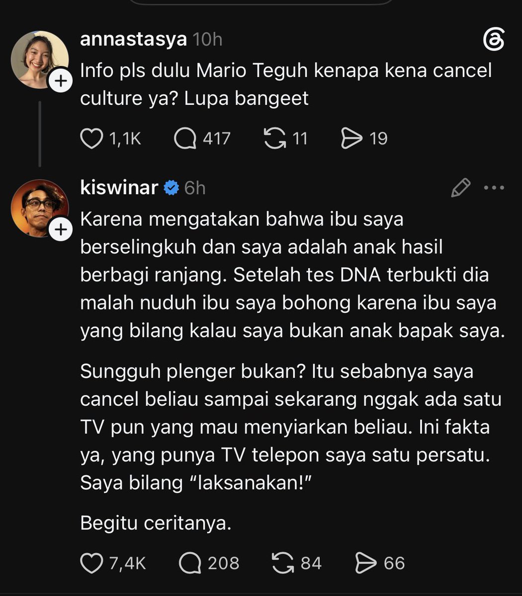 Drakunyet's tweet photo. Disebalah ada yg nanya soal mario teguh, ga tanggung tanggung yg jawab langung A1 alias anaknya yg tidak di akuinya saat itu.. https://t.co/PYmnmkLjFN