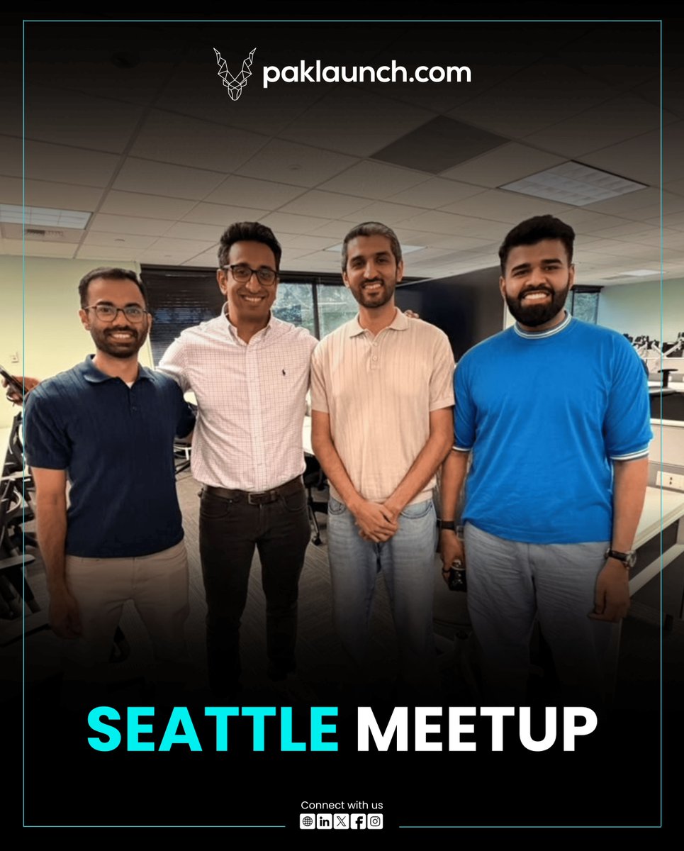 paklaunchdotcom's tweet photo. Building connections that go beyond the event.
Our Seattle Meetup brought together entrepreneurs, investors, and technology leaders for an evening of collaboration, fresh ideas, and meaningful conversations.
Swipe through the highlights.
#Paklaunch #SeattleMeetup #Founders #Startups #Innovation