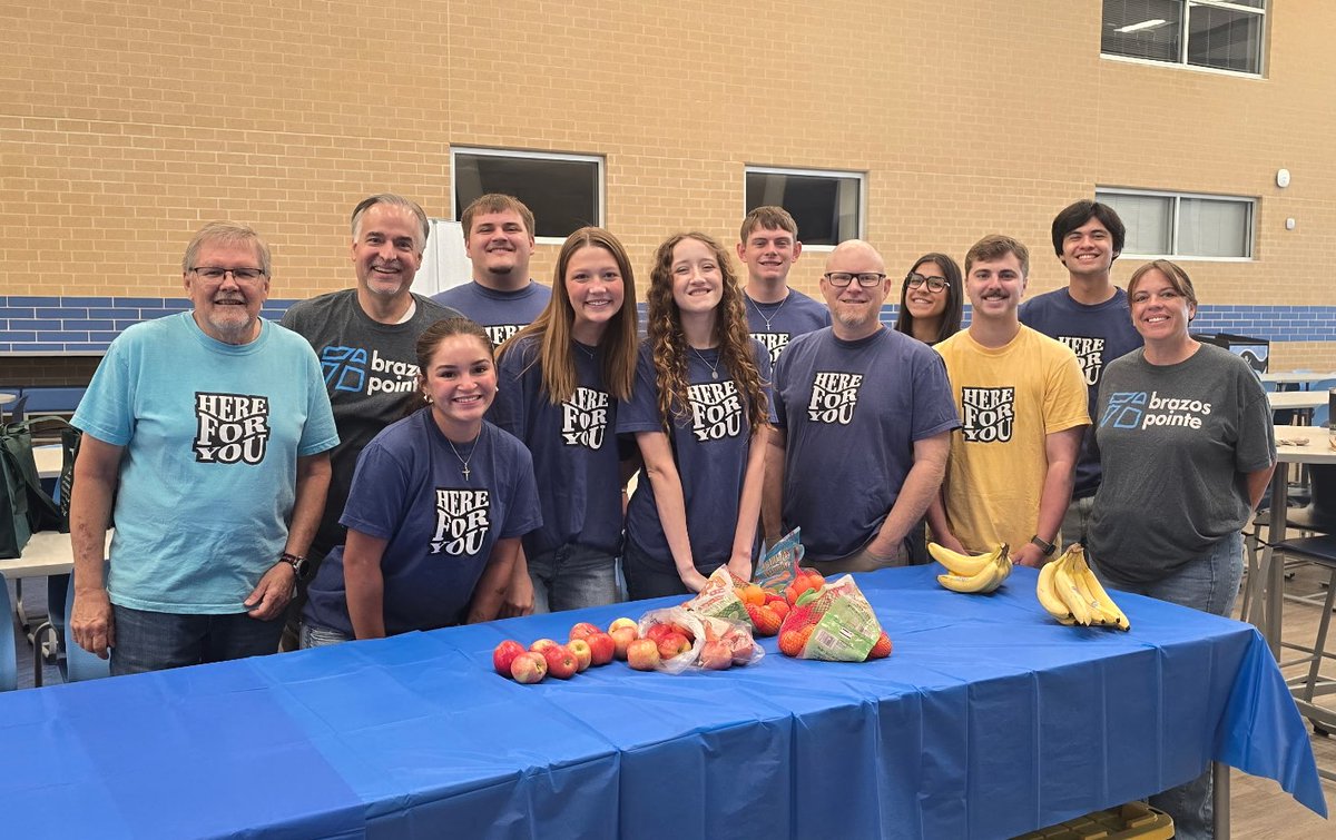 BrazosportISD's tweet photo. Today was the first day of our Teacher Induction Program as we welcomed our newest #GameChangers to the BISD family. A special thanks to Brazospointe Fellowship for kicking off the morning with a delicious breakfast! #BISDFamily #FromHereAnythingIsPossible https://t.co/fxFUVd9PeB