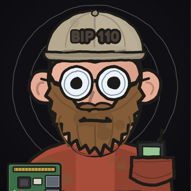 mikeinspace's tweet photo. BIP 110 KNOTHEADS https://t.co/IUAefMO83s