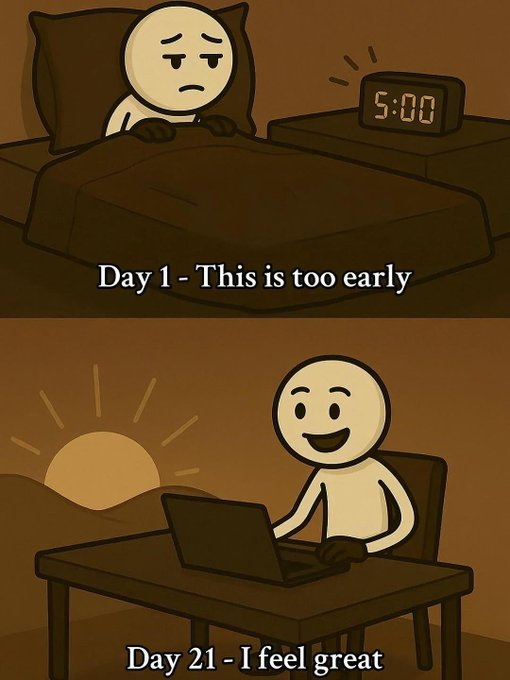 TheRareMan_'s tweet photo. Discipline makes it easier https://t.co/zWILv3MwKF