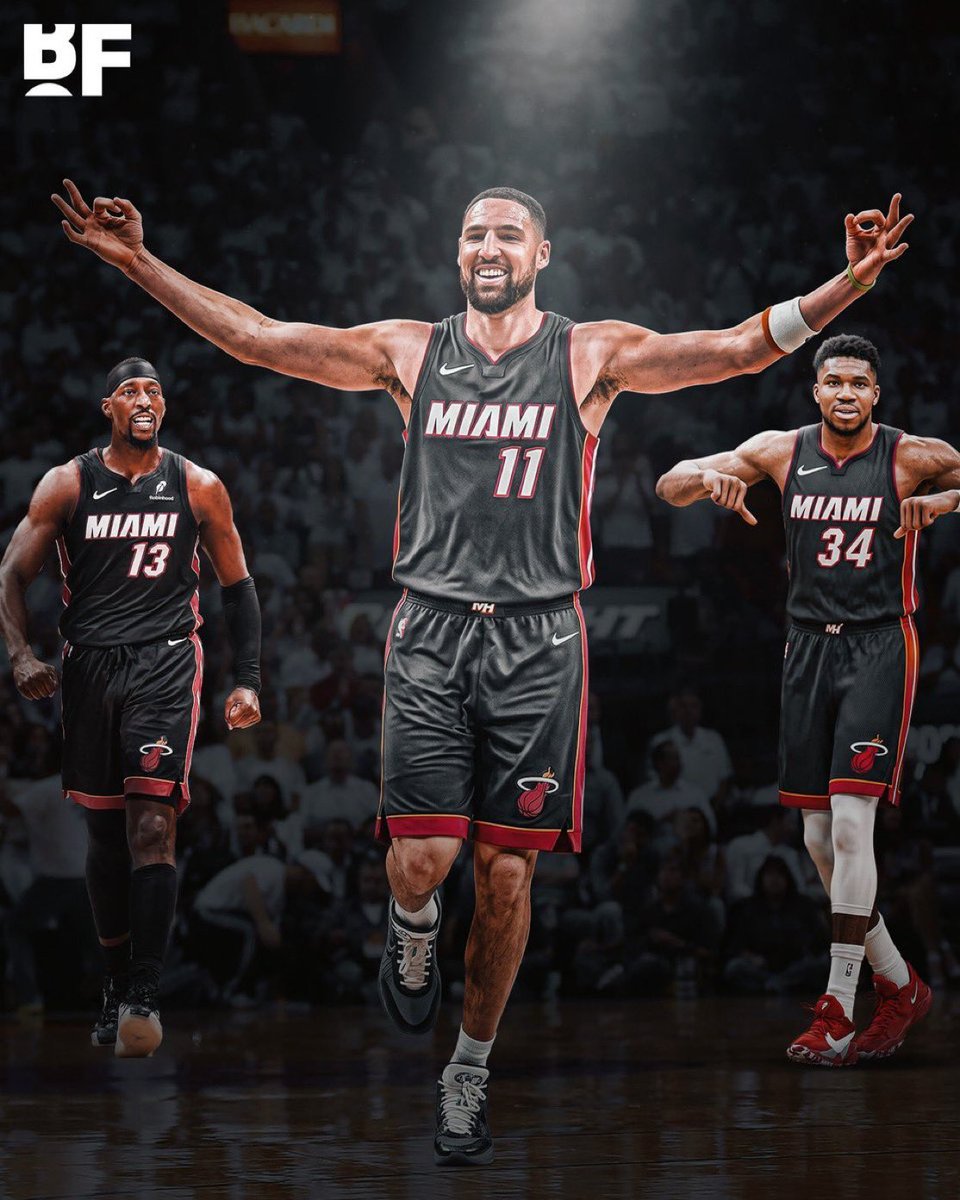 BBallGround's tweet photo. If Klay Thompson signs with Heat, three people who like this tweet will win $500. Must be following. https://t.co/sbnhbsBSsG