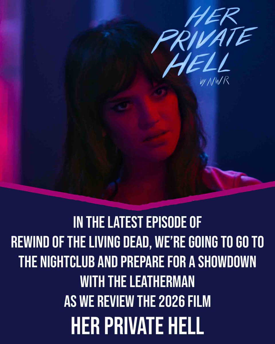 rewindofdead's tweet photo. LISTEN: New episode out now as we review HER PRIVATE HELL — the latest horror film from Sophie Thatcher and this is a weird one! Links below for the podcast!

@Spotify : https://t.co/enZQ0myry2

@ApplePodcasts : https://t.co/kRPTwIIMC7

@YouTube : https://t.co/2EjWbzZZXh https://t.co/MVwuUkh3TG
