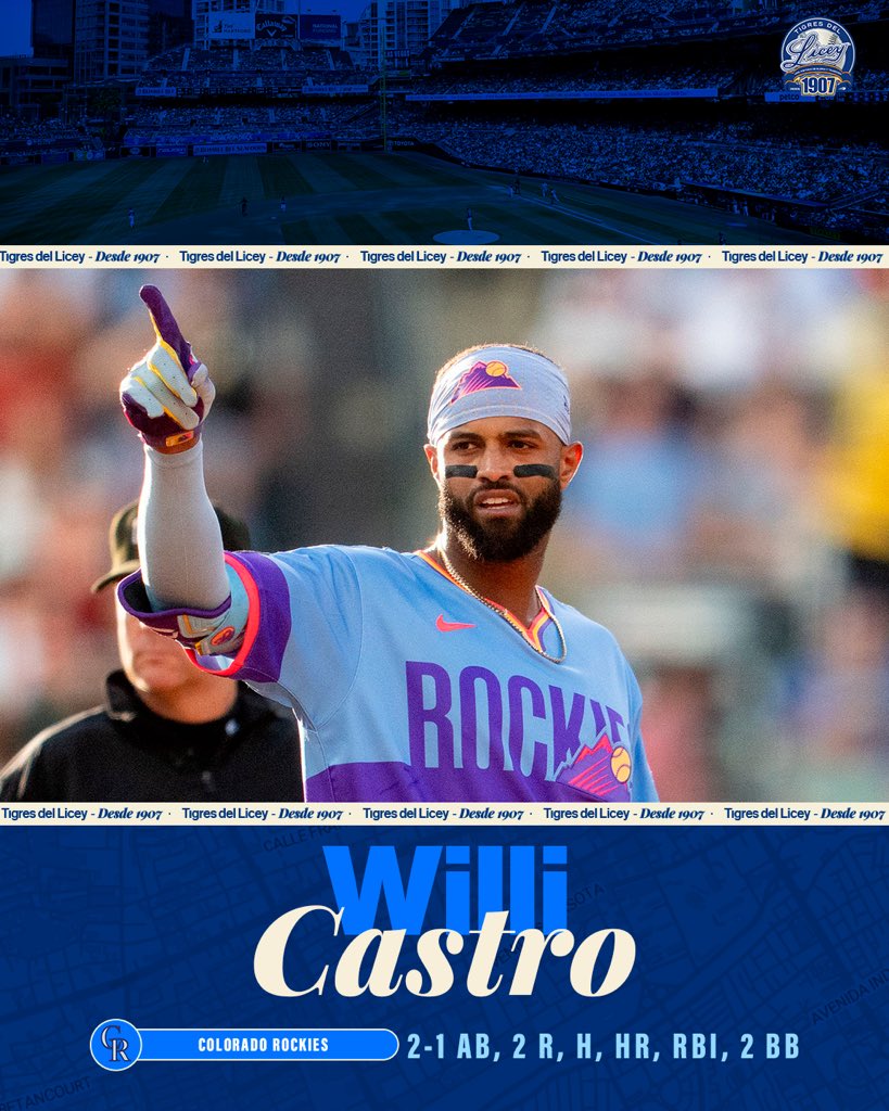 TigresdelLicey's tweet photo. El utility Willi Castro despachó su undécimo cuadrangular de la campaña en la jornada de este martes en el béisbol de las Grandes Ligas. 🔥

#LiceyFamily #LiceyMLB https://t.co/t39Z57UW6U