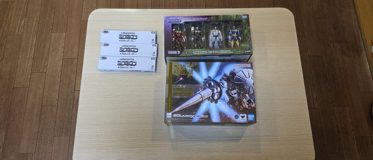 orlef_ff14's tweet photo. あと先週末はプレバンとタカラトミーから荷物が着弾！
ミクロマンコマンド3号とジークアクスのギャン！
ジークアクスのギャンはやっぱりかっこいいわ！
ファーストのギャンもいいけどね😁
#ROBOT魂 #ギャン #ジークアクス #GQuuuuuuX https://t.co/lEGjca0ZGS