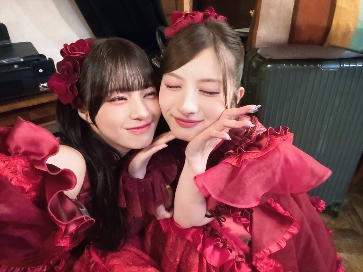 tomita_nanaka's tweet photo. なっちーーーーー！！！お誕生日おめでとうだよおおおおおおおおお🍒♡♡
（おでこなちだいすき😌😌😌恒例アイス行こうね！！） #河口夏音生誕祭2026 https://t.co/M43Ojx5AOM