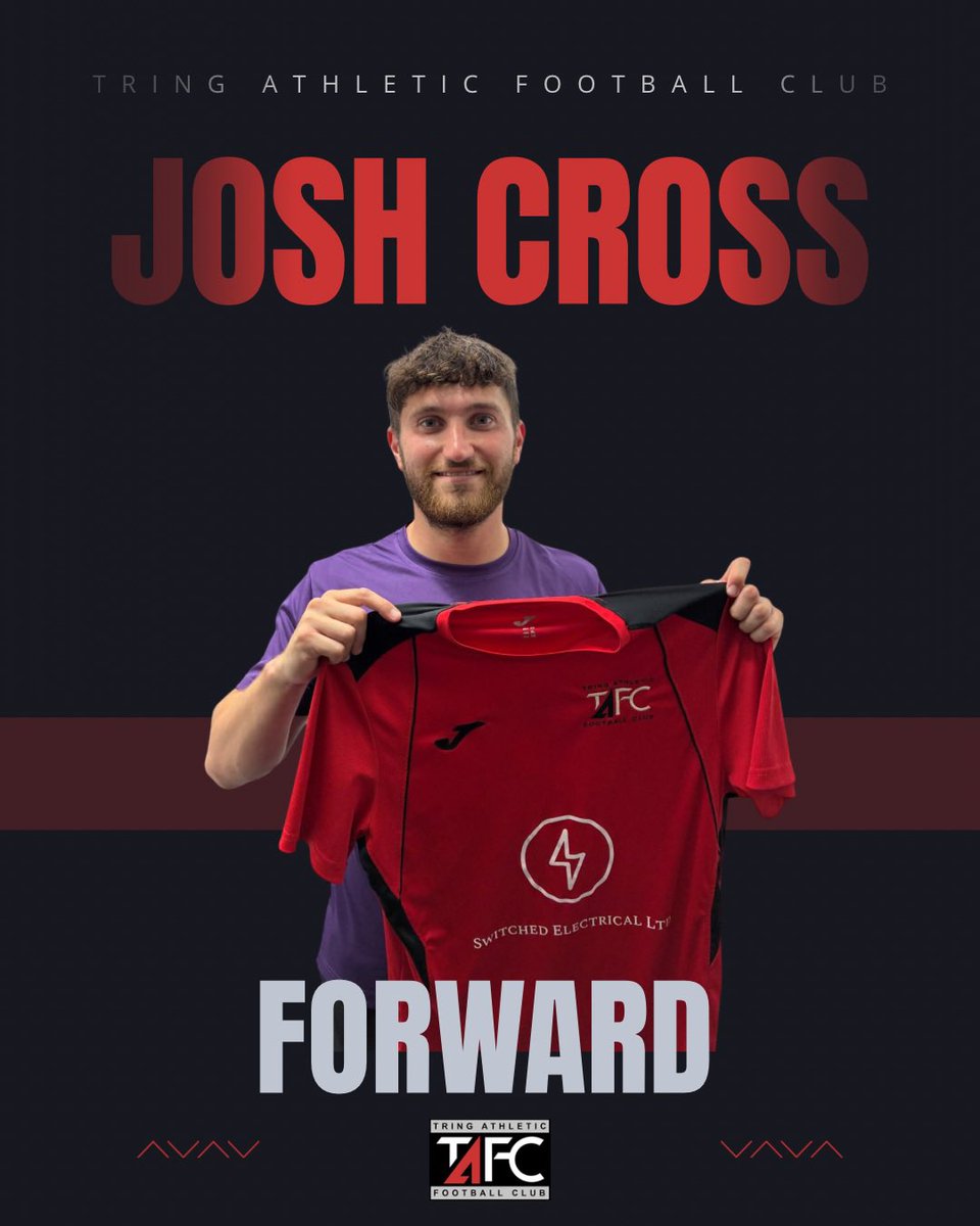 tringathletic's tweet photo. ✍️ Tring Athletic are delighted to announce the signing of forward Josh Cross.

Welcome, Josh! 🤝

#TAFC 🔴⚫️ https://t.co/urNU8Odvt2